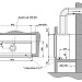 Тройник коаксиального дымохода с заглушкой для газового КАРМА STYLE D100/150